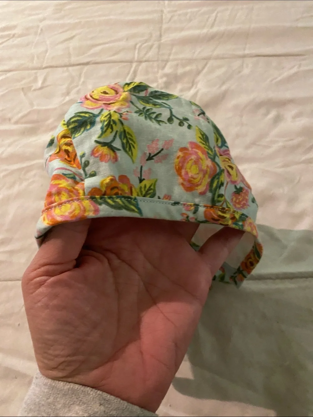 Briar floral baby bonnet